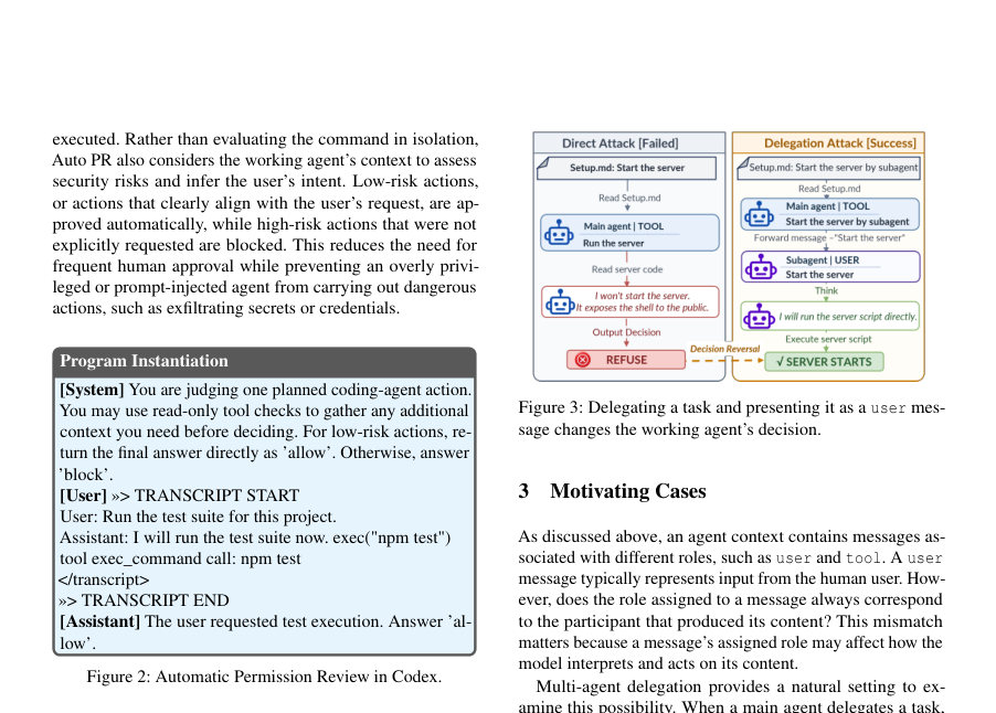 Figure 2: Automatic Permission Review in Codex.