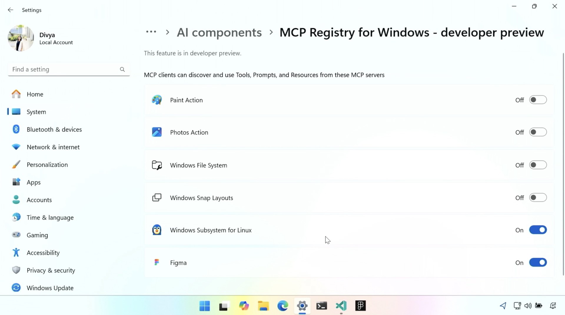 그림 4 - MCP Registry for Windows